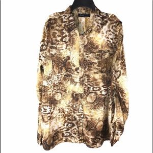Jones New York Animal Print, Size XL